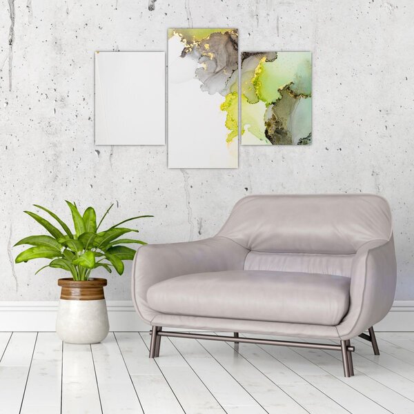Kép - Absztrakt művészet tintával (90x60 cm)