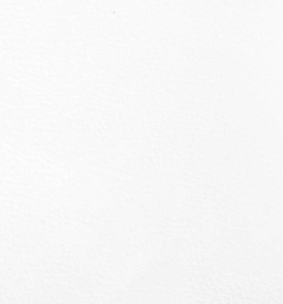 Fehér Műbőr Ágy Matraccal - 90x200 cm