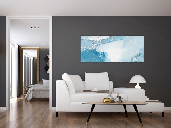 Kép - Kék dekoráció (120x50 cm)