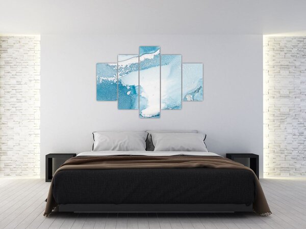 Kép - Kék dekoráció (150x105 cm)