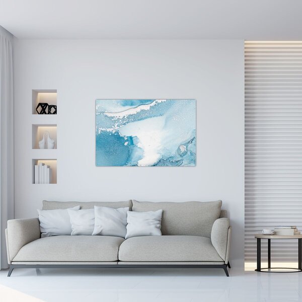 Kép - Kék dekoráció (90x60 cm)