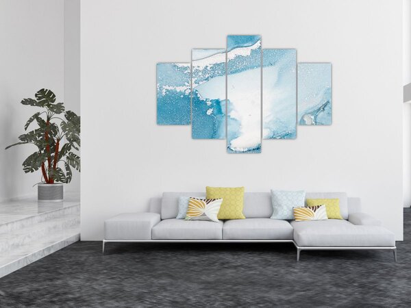 Kép - Kék dekoráció (150x105 cm)