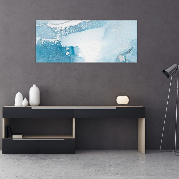 Kép - Kék dekoráció (120x50 cm)