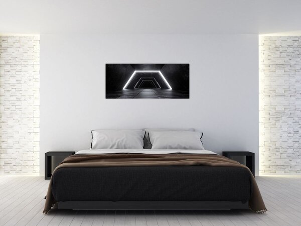 Kép - Futurisztikus alagút (120x50 cm)