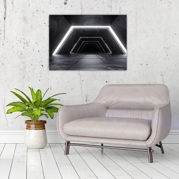 Kép - Futurisztikus alagút (70x50 cm)