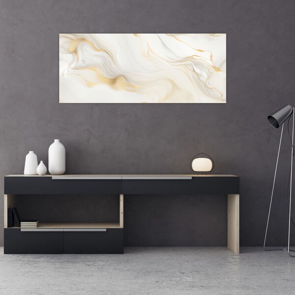 Kép - Absztrakció dekorációval (120x50 cm)