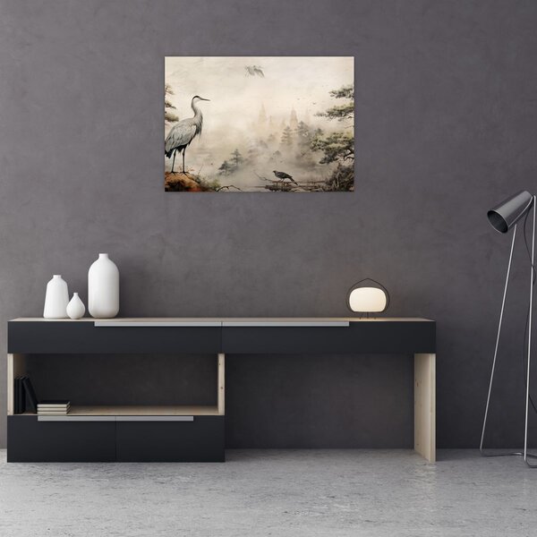 Kép - Rajzfilm tájkép (70x50 cm)