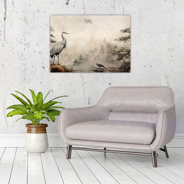 Kép - Rajzfilm tájkép (70x50 cm)