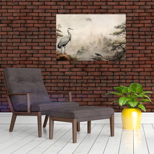 Kép - Rajzfilm tájkép (90x60 cm)