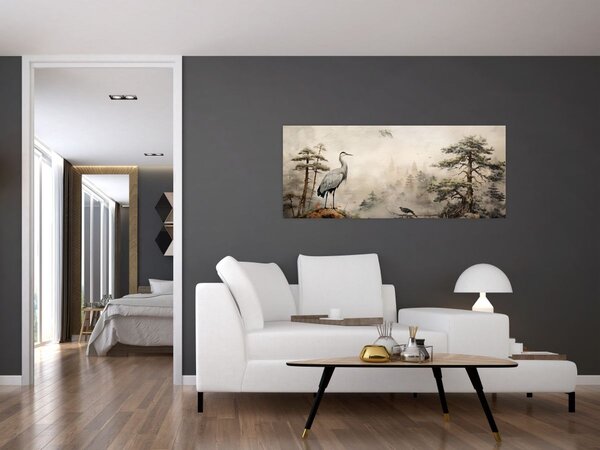 Kép - Rajzfilm tájkép (120x50 cm)