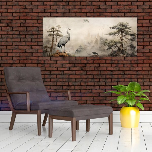 Kép - Rajzfilm tájkép (120x50 cm)