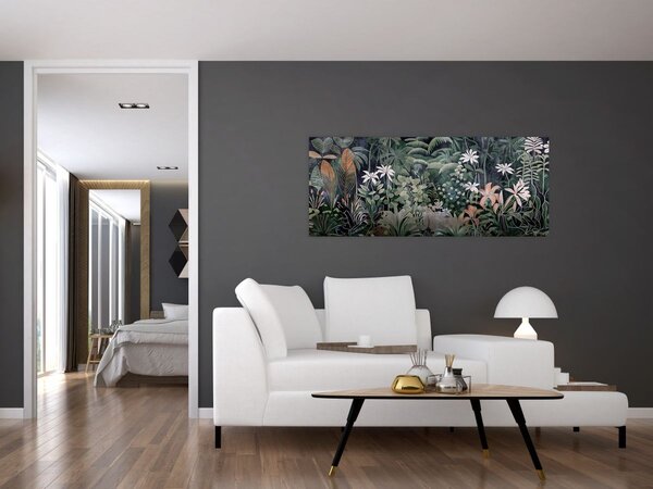 Kép - Festett dzsungel minta (120x50 cm)