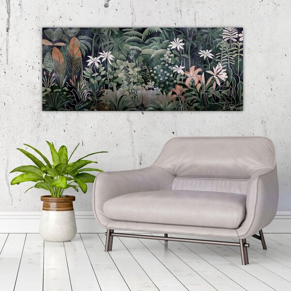 Kép - Festett dzsungel minta (120x50 cm)