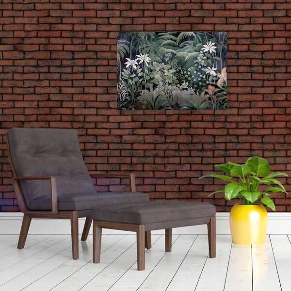 Kép - Festett dzsungel minta (70x50 cm)