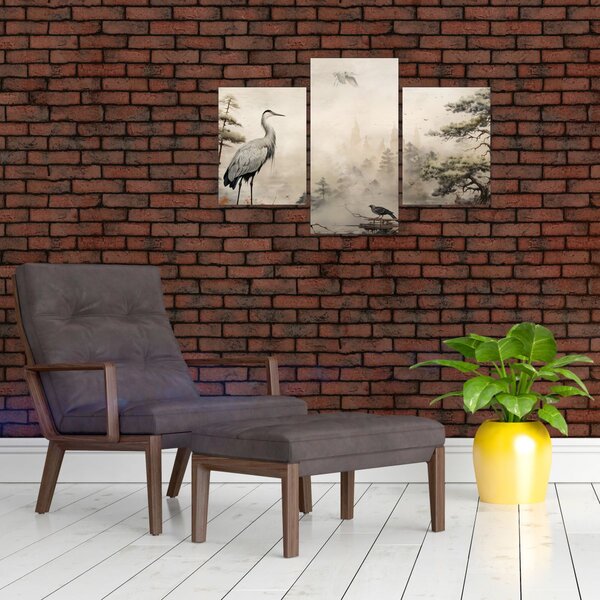 Kép - Rajzfilm tájkép (90x60 cm)