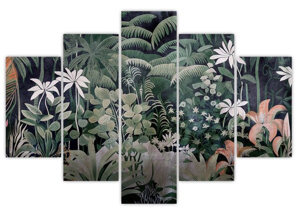 Kép - Festett dzsungel minta (150x105 cm)