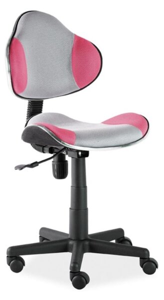 EDA irodai szék - rózsaszín/szürke