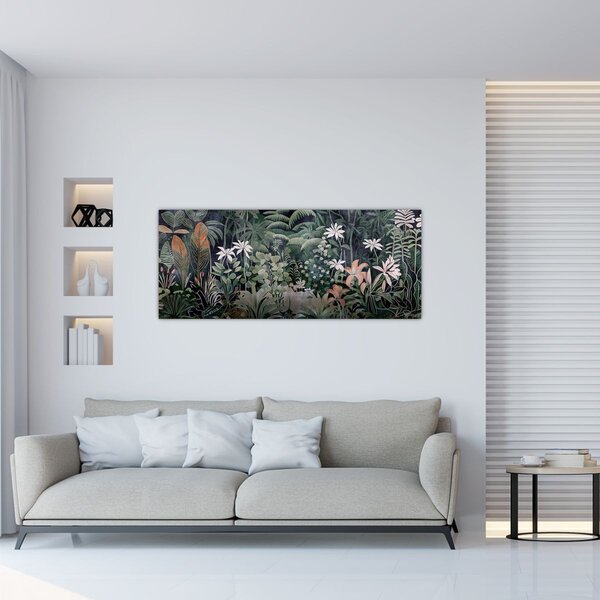 Kép - Festett dzsungel minta (120x50 cm)