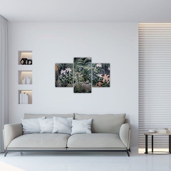 Kép - Festett dzsungel minta (90x60 cm)