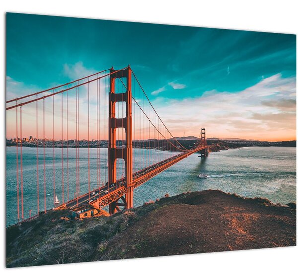 Kép - Golden Gate, San Francisco (70x50 cm)