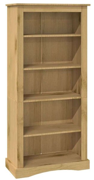 Corona Stílusú Fa Könyvespolc - 5 Polc - 81x40x170 cm