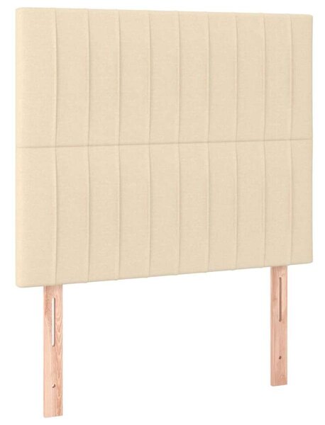 VidaXL LED-es Fejtámla - Krémszínű - 100x128cm