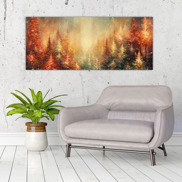 Kép - Erdők festése (120x50 cm)