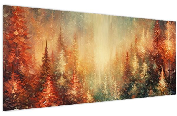 Kép - Erdők festése (120x50 cm)