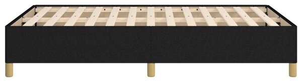VidaXL Ágykeret - Fekete Szövet - 120x200 cm