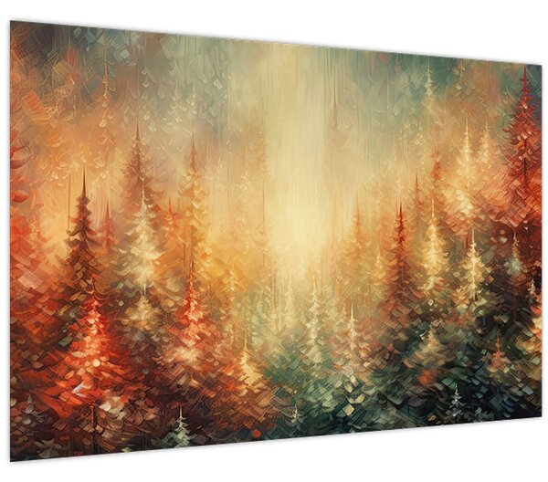 Kép - Erdők festése (90x60 cm)
