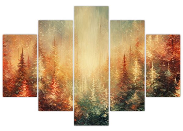 Kép - Erdők festése (150x105 cm)