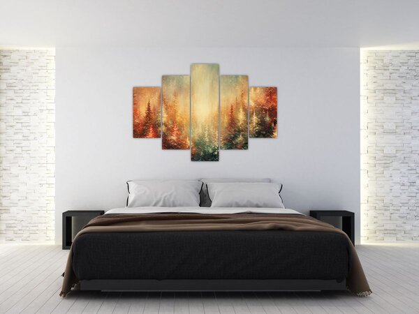 Kép - Erdők festése (150x105 cm)