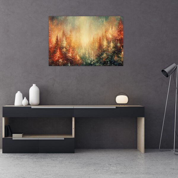 Kép - Erdők festése (90x60 cm)