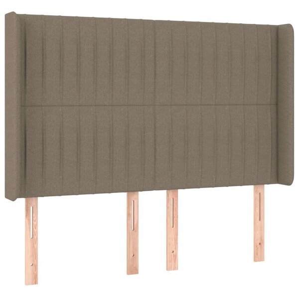 VidaXL Szövet Fejtámla Szárnyakkal - 147x16x118/128 cm