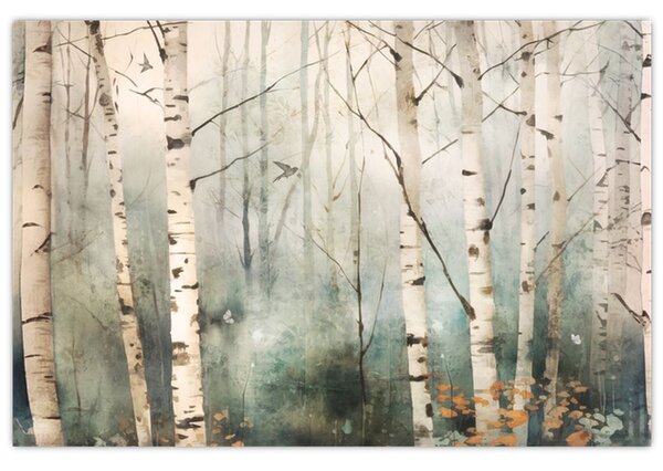 Kép - Erdőminta rajzolása (90x60 cm)