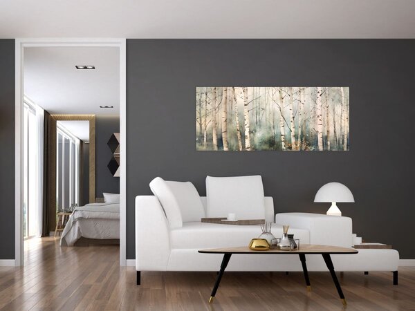 Kép - Erdőminta rajzolása (120x50 cm)