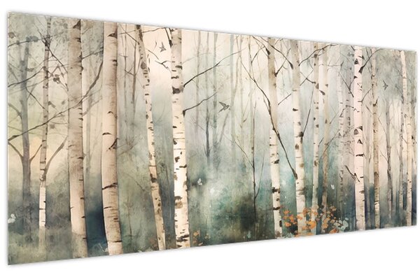Kép - Erdőminta rajzolása (120x50 cm)