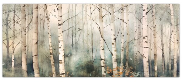 Kép - Erdőminta rajzolása (120x50 cm)