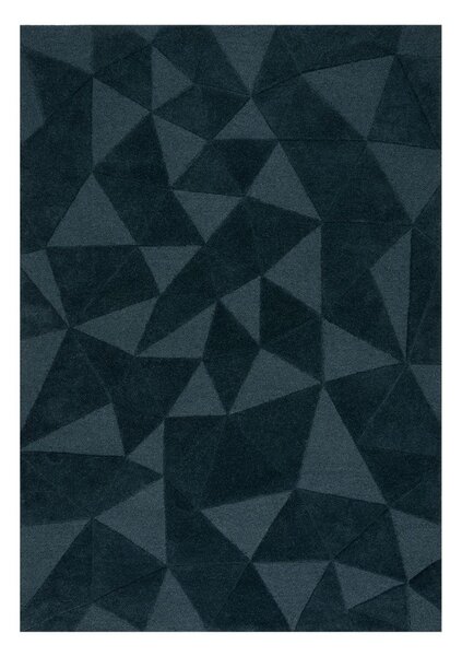 Kékeszöld kézi szövésű gyapjú szőnyeg 160x230 cm Shard Teal – Flair Rugs