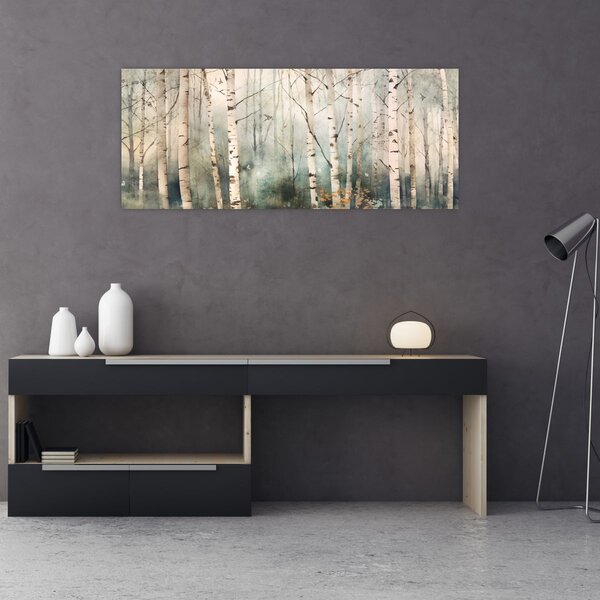 Kép - Erdőminta rajzolása (120x50 cm)