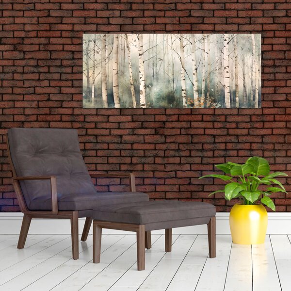 Kép - Erdőminta rajzolása (120x50 cm)