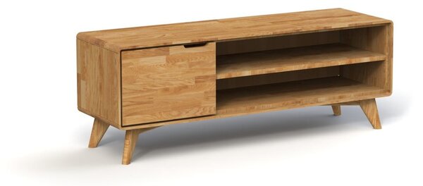TV asztal tölgyfából 134x48 cm Greg - The Beds
