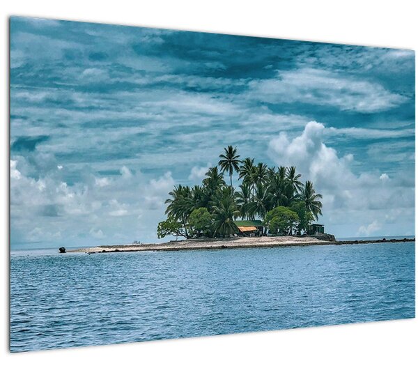 Kép - sziget a tengeren (90x60 cm)