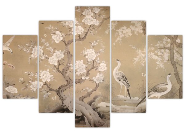 Kép - Rajzfilm japán táj (150x105 cm)