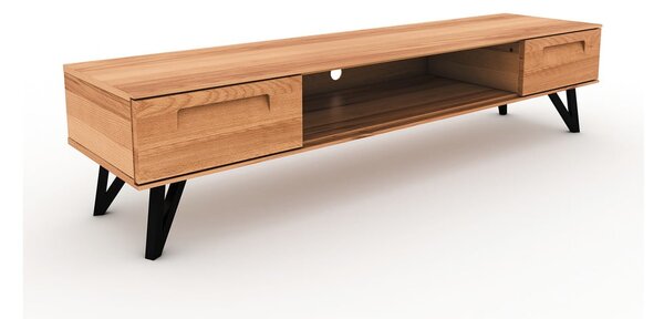 TV asztal bükk fából 182x42 cm Golo - The Beds