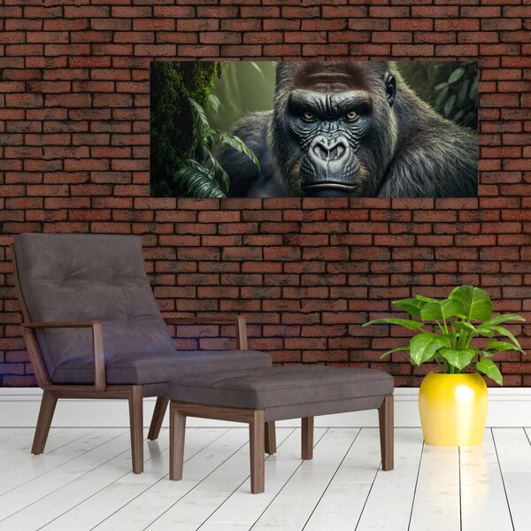 Kép - Egy gorilla portréja (120x50 cm)