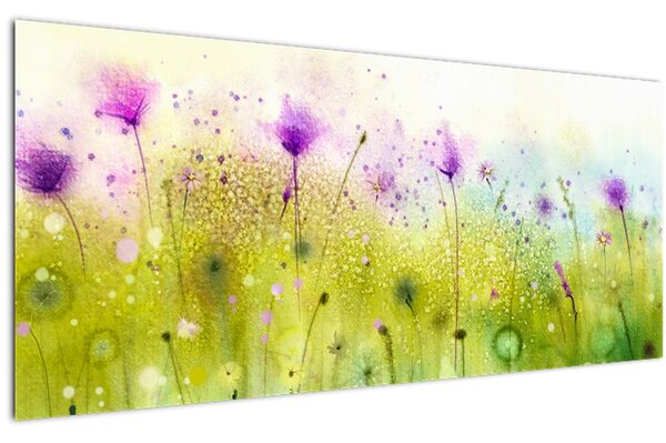 Kép - Réti virágok (120x50 cm)