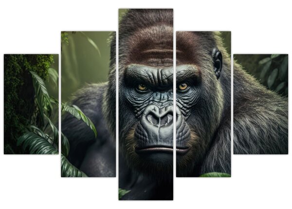 Kép - Egy gorilla portréja (150x105 cm)