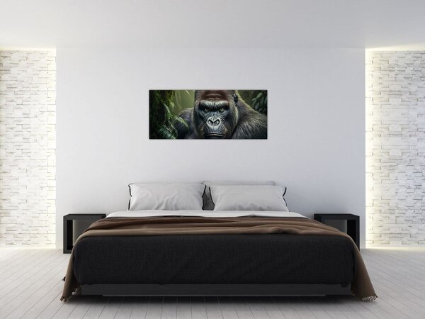 Kép - Egy gorilla portréja (120x50 cm)
