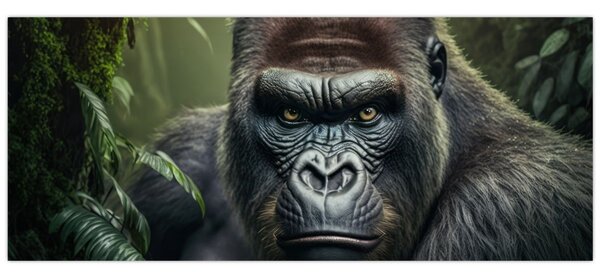 Kép - Egy gorilla portréja (120x50 cm)